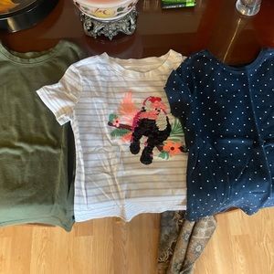 8 toddler girl tops. Size 4t